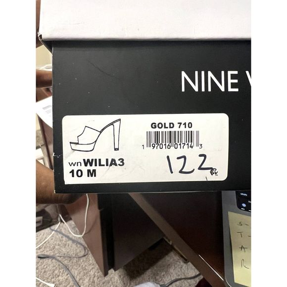 NINE WEST Women's Wilia Platform Slide Sandals SZ 10M: NEW IN BOX - Picture 8 of 9